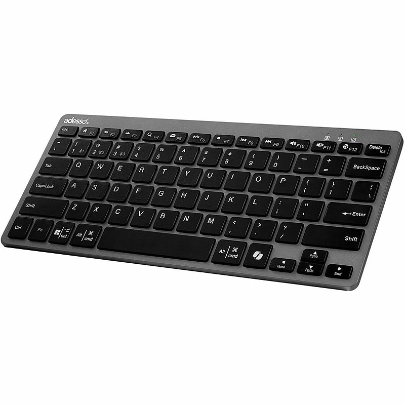 Adesso EasyTouch 7000 Wireless Mini Keyboard, Black (WKB-7000BB) image 1