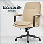 Thomasville Furniture Upton Ergonomic Bonded Leather Swivel Manager Chair, Cream (51421-CRM)~#|#~8085444F-5375-4754-B10549C893509AE5_sc7