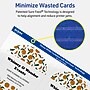 Avery Arched Integrated Cards, Glossy White, 100/Pack (19479399108)~#|#~8085C5A1-7D92-47D0-9B45709BA6999FA7_sc7