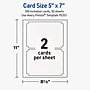 Avery Scalloped Edge Invitation Cards , 5" x 7", Matte White, 100/Pack (19479399801)~#|#~808A8544-F409-4787-A6373C035CDE9D14_sc7
