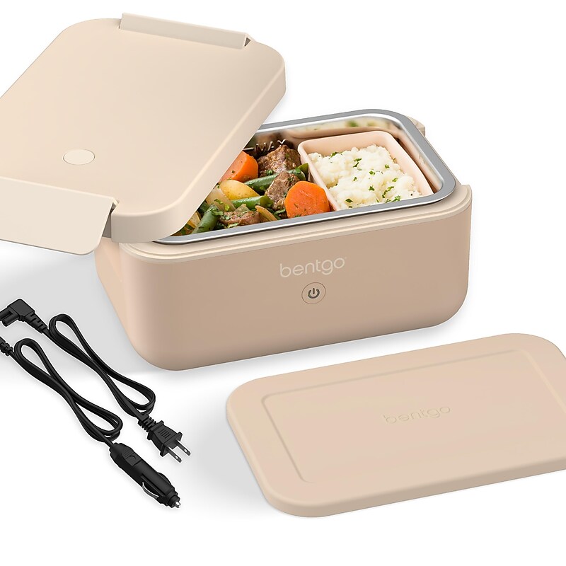 bentgo Heated Electric Bento Box, Latte, 42.4 oz. (BGHEATBX-LT) image 1