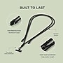 Satechi OntheGo Crossbody Lanyard Cable, Black (ST-LOTGLK)~#|#~808D1C60-49A0-46B8-937102F10FED613A_sc7