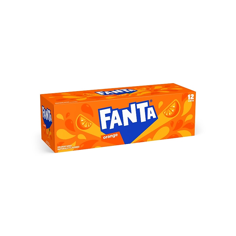 Coca-Cola Orange Fanta Soda, 12 oz., 24/Carton (49000030730) image 1