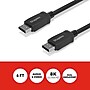 Staples TECH 6 ft. Display Port to Display Port Audio/Video Cable, Male to Male, Black (ST62474)~#|#~8091143C-742E-42E3-BD414C56200E0B3F_sc7