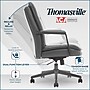 Thomasville Furniture Upton Ergonomic Bonded Leather Swivel Manager Chair, Gray (51421-GRY)~#|#~80911AB6-F36D-4AAF-9F233E8D0160B626_sc7