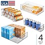 iDESIGN Small Stackable Plastic Storage Bin, Clear, 4/Pack (95576N)~#|#~80923EEE-0B55-45A7-A365838991D2AC88_sc7