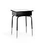 Flash Furniture Billie 24"W Student Desk with Open Front Metal Book Box, Gray (FDDESKGY)~#|#~8092F452-478D-4633-87FFF49996B8DA3C_sc7