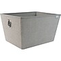 Simplify Storage Bin, Recycled PET, Gray (30084-HEATHER-ST12)~#|#~809A6302-14F7-47F6-A72963C6F2979A7D_sc7