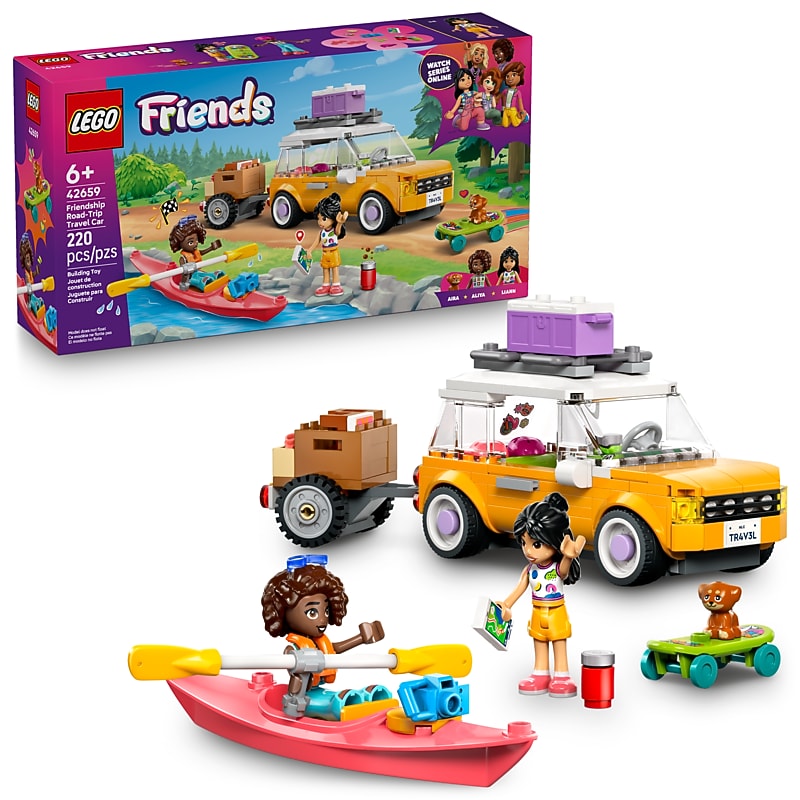 LEGO Friends Friendship Road-Trip Travel Car Building Set, 220 Pieces (42659) image 1