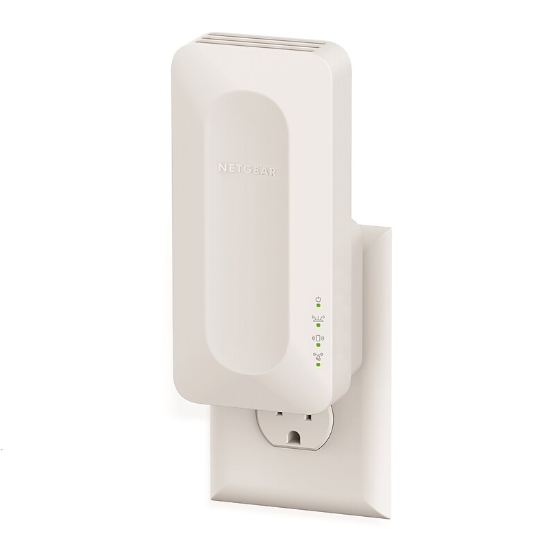 Netgear AX3000 Dual Band WiFi 6 Mesh Extender, Wall-plug, Black (EAX17-100NAS) image 1