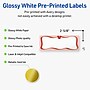 Avery Rectangle Multipurpose Labels, 1" x 2-5/8", White, 160/Pack (19479370571)~#|#~809E6C60-6DA7-4BCA-B4E15AEAD643906B_sc7