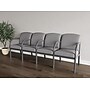 Lesro Weston 4-Seat Tandem Seating, Chambray Grey/Pewter (WS4103.WPW-01CHGY)~#|#~80AE09D4-7585-445E-A972EAF22D759637_sc7