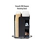 Mind Reader Plastic 8-Compartment Cup and Condiment Carousel Countertop Organizer, Black (CUPOSPIN-BLK)~#|#~80B4154E-DA57-45D4-9C69348B81EB6115_sc7