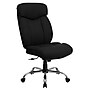 Flash Furniture HERCULES Series Armless Ergonomic Fabric Swivel Big & Tall Executive Office Chair, Black (GO1235BKFAB)~#|#~80BE2AB8-18DD-48F9-9D722553683F738F_sc7