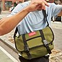 Manhattan Portage Red Label Nylon Water Resistant Messenger Bag, Olive (1606-JR-900 OLV)~#|#~80BF00FD-7C29-4D41-ACC767240984F682_sc7