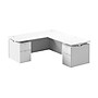 Bush Business Furniture Stratus 72"W Electric L-Shaped Adjustable Standing Desk with Drawers, White (SUT018WH)~#|#~80BF94B9-2C7A-4587-AB831B93DAC39DB3_sc7