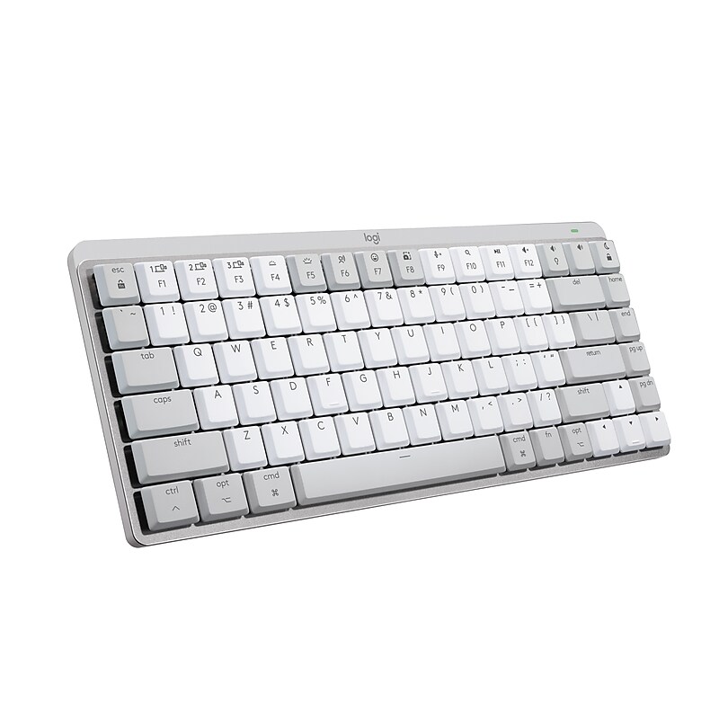 Logitech MX Mechanical Mini for Mac Wireless Ergonomic Keyboard, Pale Gray (920-010553) image 1
