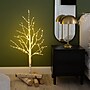 Nearly Natural 4-ft Pre-Lit Artificial White Birch Tree with 180 Warm White LED Lights (T4908)~#|#~80C17936-09FB-4124-BE4A7AC5CDB3360F_sc7