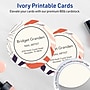 Avery Integrated Cards, 3" Dia., Matte Ivory, 60/Pack (95333)~#|#~80C53E21-3238-49A9-BEE498739F061042_sc7