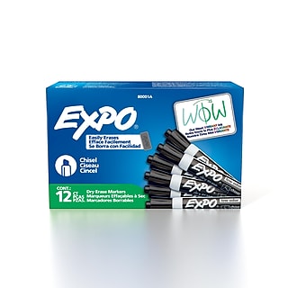 【おすすめ】 Expo Low Odor Tank Dry Erase Marker, Chisel Tip, Assorted スキー・スノーボードアクセサリー