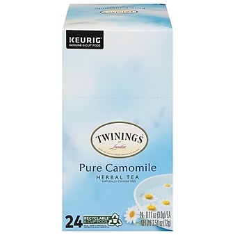 Twinings of London Pure Camomile Herbal Tea, Keurig® K-Cup® Pods, 24/Box (TNA85790)