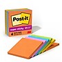 Post-it Super Sticky Notes, 4" x 4", Energy Boost Collection, Lined, 90 Sheet/Pad, 6 Pads/Pack (6756SSUC)~#|#~80CDC957-78EA-40DB-A8CD4DEE049A1D5A_sc7