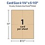 Avery Integrated Cards, 4.25" x 5.5", Matte Kraft Brown, 10/Pack (95346)~#|#~80CE6C53-E69B-48CB-9D0831C89BA60BDE_sc7
