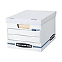 Bankers Box Stor/File 60% Recycled Corrugated File Box Lift Off Lid, Letter/Legal Size, White/Blue, 6/Pack (57036-04)~#|#~80CE7F03-3194-4537-B2A544BB5B6768FE_sc7