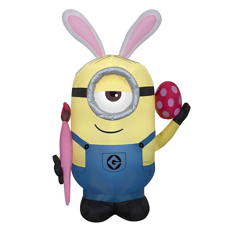 National Tree Company 48" Inflatable Easter Minion Stuart (GE9-440828-1) image 1