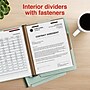 Staples 60% Recycled Heavy Duty Classification Folder, 1-Dividers, 2" Expansion, Letter Size, Gray/Green, 10/Box (ST62563)~#|#~80D15644-33A2-462A-BE5564EAAD7F10FE_sc7