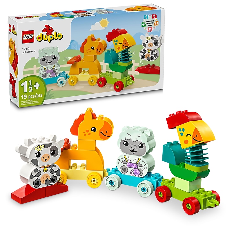 LEGO DUPLO My First Animal Train, 19 Pieces (10412) image 1