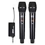 QFX Wireless 16-Channel UHF Microphone System. 2 Handheld Microphones and Dual-Channel Plug-in Receiver, Black (M-552)~#|#~80D5CE16-80FC-4A46-9C580448442D6B2C_sc7