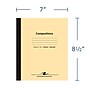 Roaring Spring Paper Products 1-Subject Composition Notebooks, 7" x 8.5", Wide Ruled, 48 Sheets, Brown (77308)~#|#~80D73E6B-421A-417B-92504B2C8615AE66_sc7