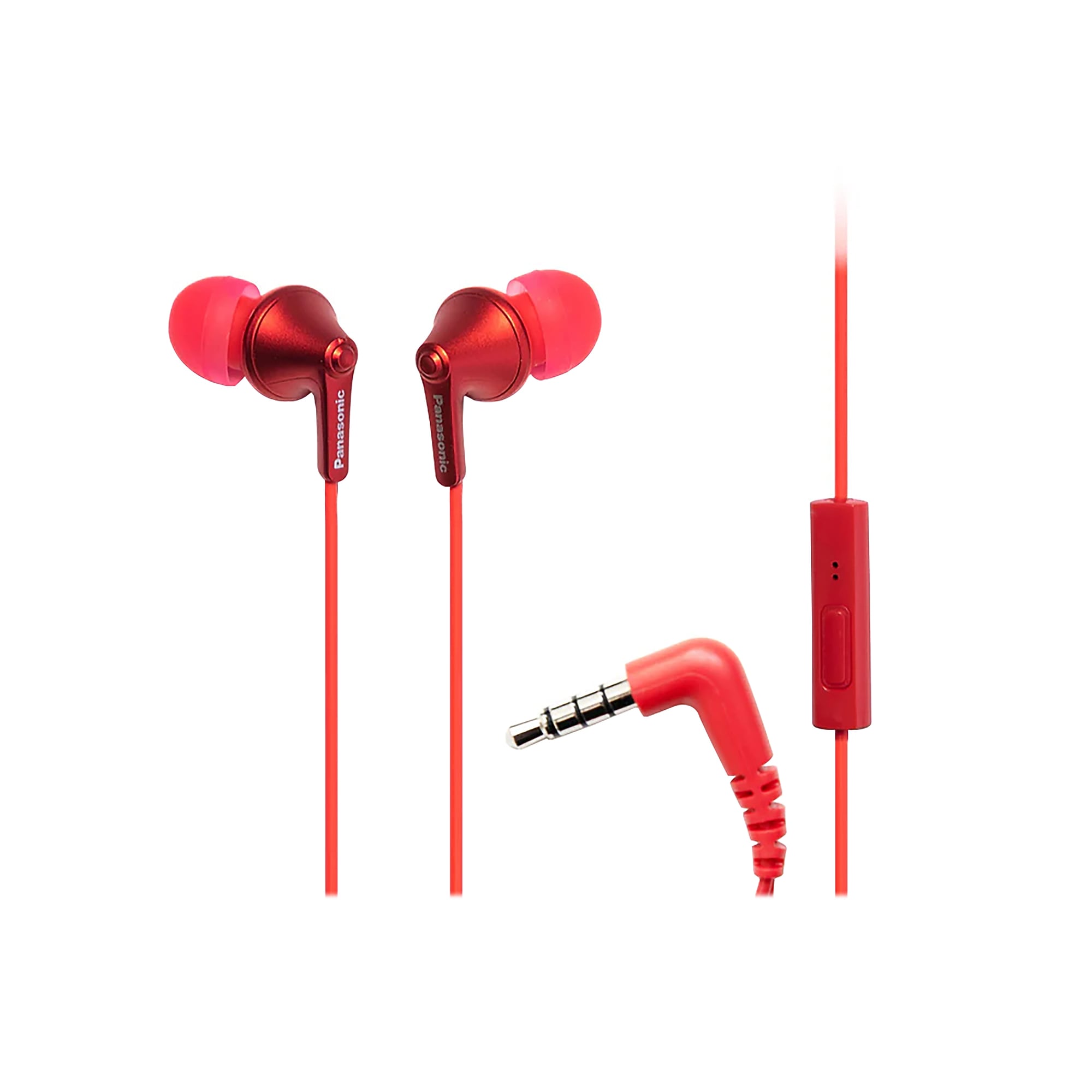 Panasonic ErgoFit Earbuds, Red (RP-TCM125) Sansujyuku sansujyuku.com