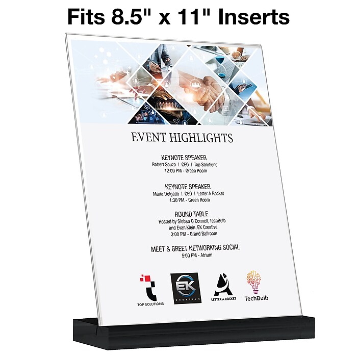 Global Printed Products Sign Holder, 8.5