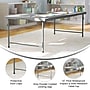 Flash Furniture Paige Rectangle Kid's Plastic Folding Table, 29"W x 60"D x 18.75"H,Granite Gray (RB3060FHKIDGY)~#|#~80E38810-DE10-4B37-A1638C5D87896A12_sc7