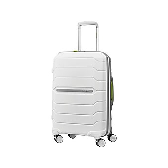 Samsonite Freeform Polypropylene Carry-On Luggage, White/Gray (78255-4744)