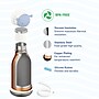 ASOBU Bestie Bottle Sheep Vacuum Insulated Stainless Steel Water Bottle with Reusable Flexi Straw, 16 oz., White (SBV44SH)~#|#~80E6FA0C-9758-4DDD-B235584094230FBC_sc7