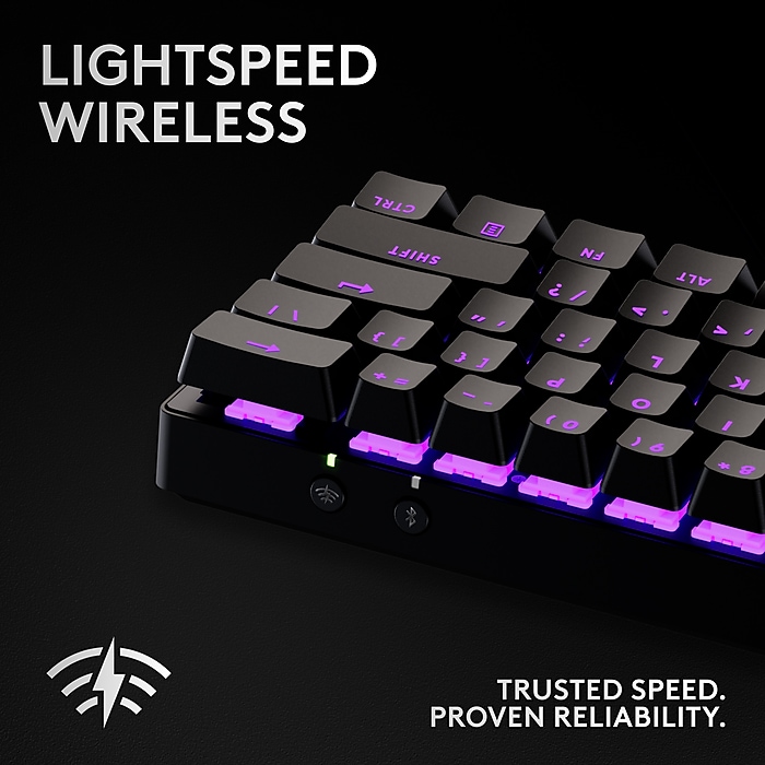Logitech G PRO X 60 Wireless Gaming Mechanical Keyboard, Black
