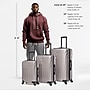 InUSA Vasty 3-Piece Hardside Spinner Carry-On Luggage Set, TSA Checkpoint Friendly, Gray (IUVASSML-GRE)~#|#~80F2C3DB-D068-4209-BD4CA533D7E7181E_sc7