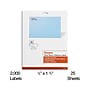 Staples Laser/Inkjet Address Labels, 1/2" x 1 3/4", Clear, 80 Labels/Sheet, 25 Sheets/Pack, 2000 Labels/Box (ST18087/18087)~#|#~80F357B7-E322-42BB-9BC71762CC8426E1_sc7