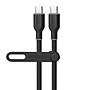 HyperGear Flexi Pro USB-C to USB-C Soft-Touch Silicone Fast Charge and Sync Cable, 15 ft., Black (16053)~#|#~80F3B15B-5999-4954-90B5F907031024F9_sc7