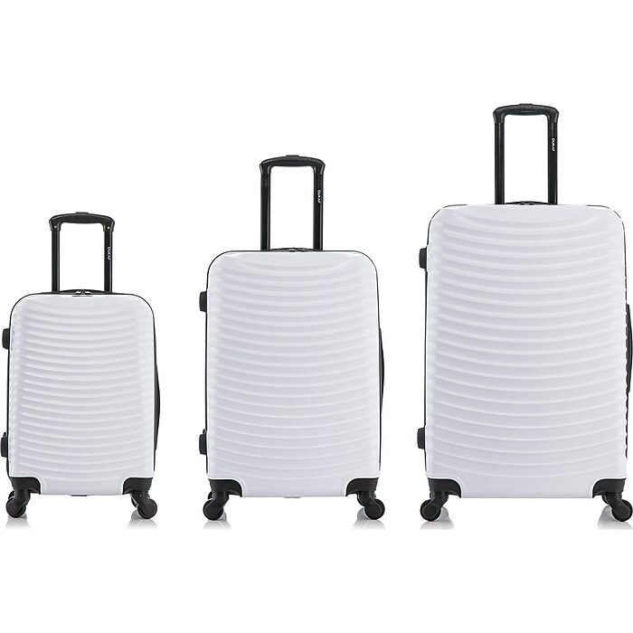 DUKAP Adly 3-Piece Hardside Spinner Luggage Set, TSA Checkpoint