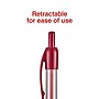 Staples Retractable Ballpoint Pens, Fine Point, Red Ink, Dozen (50787)~#|#~80F7E67F-BF25-4E8F-B7C37CA71430668F_sc7