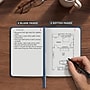 Staples Pro120 Elite™ Hardcover Journal, 5.5" x 8", Narrow Ruled, Navy Blue, 195 Pages (ST63373)~#|#~8FDE57BD-6197-42C2-89067E8DBC2E7500_sc7
