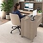 Bush Home Somerset 60"W L Shaped Computer Desk with Hutch, Ash Gray (SET002AG)~#|#~80FC9334-8EDD-40ED-8C45081BDD546F6C_sc7