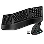 Delton KB200 & S12 Wireless Ergonomic Keyboard and Optical Mouse Combo, Black (DKMKITERG12-WB)~#|#~80FEA7C5-5325-4236-A8E9E5B6EA5FC0CB_sc7