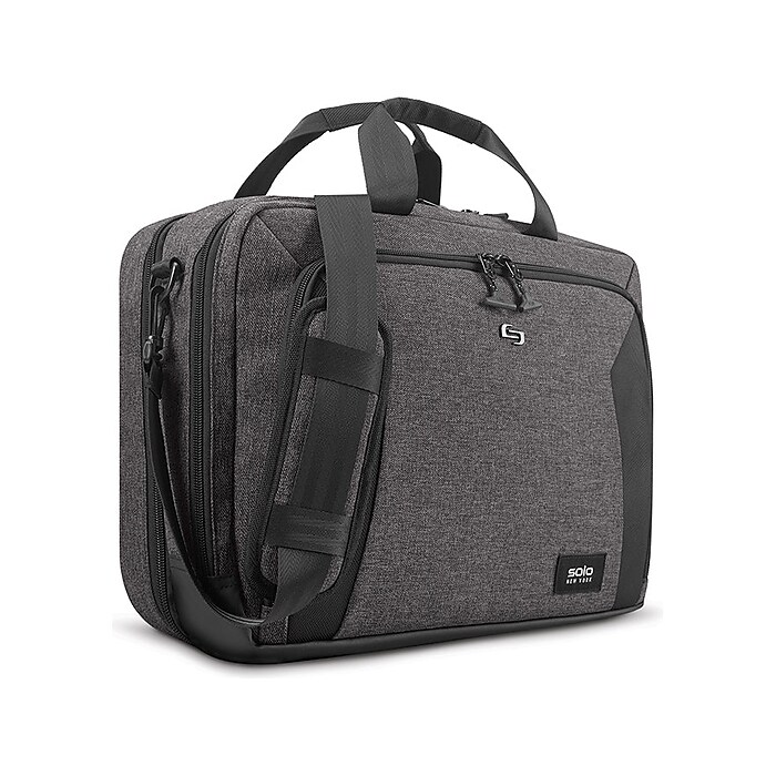Solo New York Voyage Polyester Briefcase, Laptop Compatible, TSA