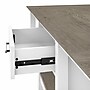Bush Furniture Key West 47" x 24" Coffee Table, Shiplap Gray/Pure White (KWT148G2W-03)~#|#~8105B5AA-1C56-48E2-82B619868088042B_sc7