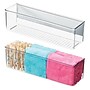 iDESIGN Magnetic Small Plastic Storage Bins, 3.25" x 11" x 3", Clear, 4/Pack (28131M4)~#|#~8106864F-DAE4-4C38-A31459A4B5BB8129_sc7